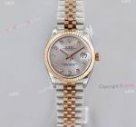 Top Swiss Replica Watches Rolex Datejust 31 Grey Dial With Diamonds